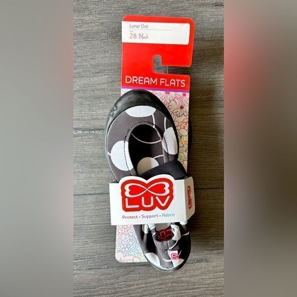 Luv Footwear Toddler Girl’s Dream Flats, Machine Washable, New in Package - Picture 4 of 9